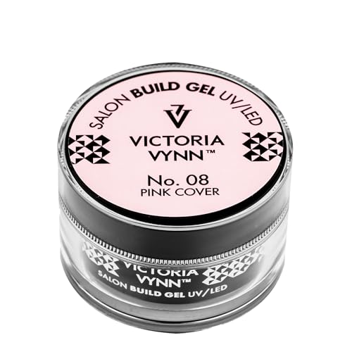 Build Gel UV/LED Pink Cover 08 de 50ML para extensiones de uñas 2