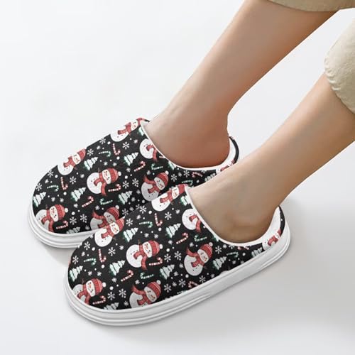 Slippers for Women Soft with Thick-Soled Slipper Washable for Mother Lady4