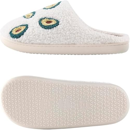 Cute Fun Fruit Slippers - Strawberry Peach Cherry Soft Comfy Indoor Winter Slip-on Women Men4