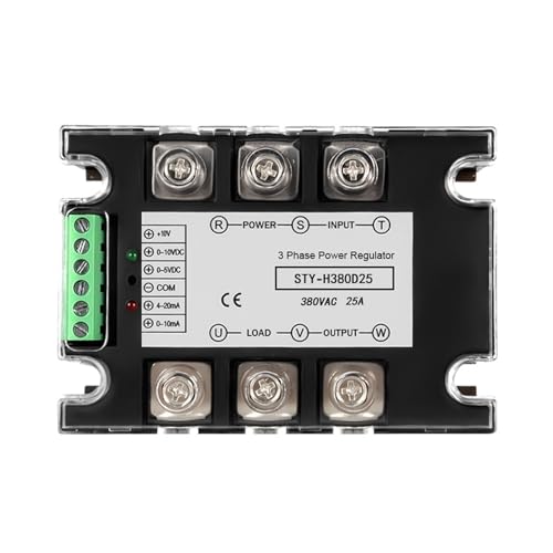 Relais statique triphasé AC380V 25A 400A avec radiateur thermique intelligent