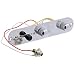 ASCENDAS 3 Way Switch Loaded Guitar Control Plate for Telecaster Guitar (Black)