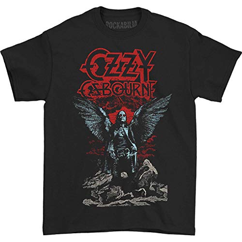 Ozzy Osbourne Men's Angel Wings T-Shirt Medium Black