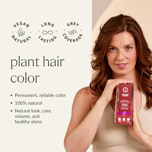 Khadi color natural para cabello mahogany 3.5 oz miniatura 3