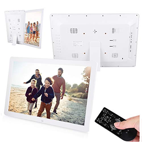 Digitaler elektronischer Bilderrahmen,tragbarer 17 Zoll 1440x900 HD,Musik Video Player/Wecker/Kalender, Support MPEG,MP4,AVI,RMVB,JPEG,MP3,WMA