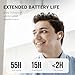TOZO T10 Wireless Earbuds Bluetooth 5.3 Headphones, App Customize EQ, Ergonomic Design, 55H Playtime, Wireless Charging Case, IPX8 Waterproof Sound in-Ear Headset, 2025 New Version