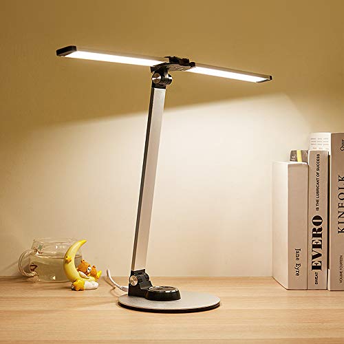 Preisvergleich Produktbild Schreibtischlampe led,tischlampe Büro Tischleuchte Bürolampe Pianolampe dimmbar LED Leselicht Schreibtischlicht usb Ladeanschluss Touchsteuerung für kinder Studie arbeiten