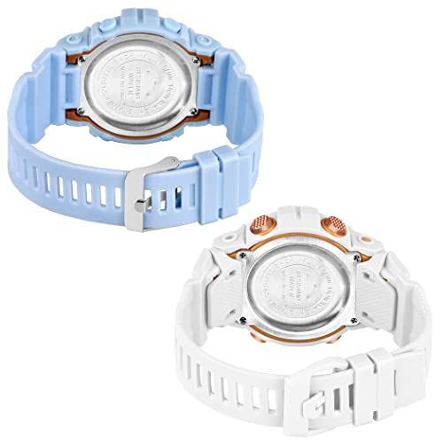 Image of Digital Unisex Watch (Multicolour Dial Multi Colored Strap)