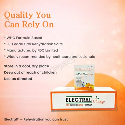 Image of ELECTRAL Oral Rehydration Salts I.P., Orange