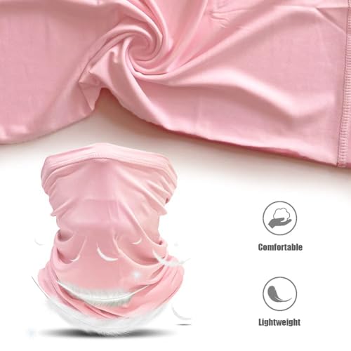 6 Pack Neck Gaiter Balaclava Gator Face Mask UV Protection Breathable Face Bandanas Neck Cover for Men Women4
