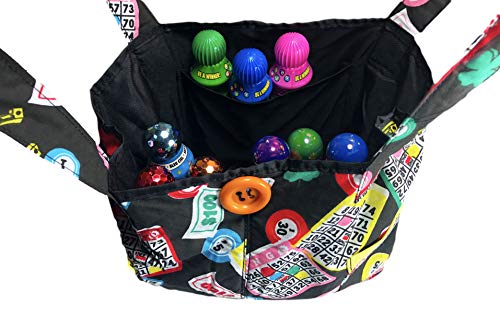 Fashionable Quilted Bingo Bag w/ One Large and Three Small Interior Pockets3