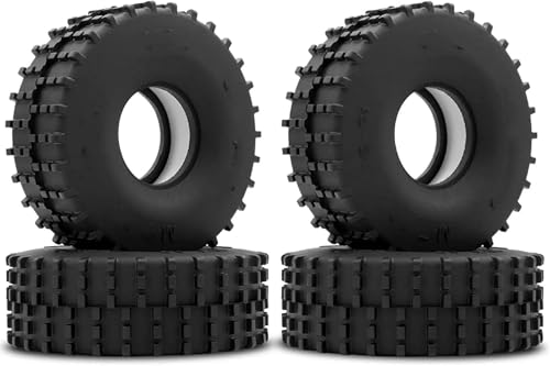 Pneus 1.0 ultra rigides pour TRX4M SCX24 Gladiator haute performance RC
