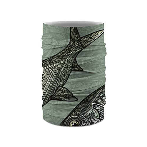 Image of BUFF CoolNet UV Neck Gaiter, UPF 50 Sun Protection, Breathable, Versatile, Quick Dry Face Mask, Fishing Designs, Adult Size