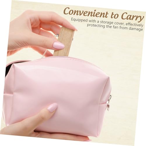 Éventail compact de style chinois contre les bouffées de chaleur - 3