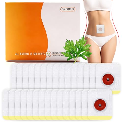 30 Parches Slimming para Quemar Grasa,Parches Adelgazantes Slimpatch,para Adelgazar Y Quemar Grasa,Plantas Naturales Slimming Patches,Adecuado Tanto para Hombres Como para Mujeres