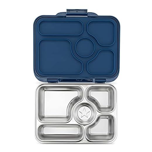 Yumbox Presto Leakproof Stainless Steel Leakproof Bento Box (Santa Fe Blue)