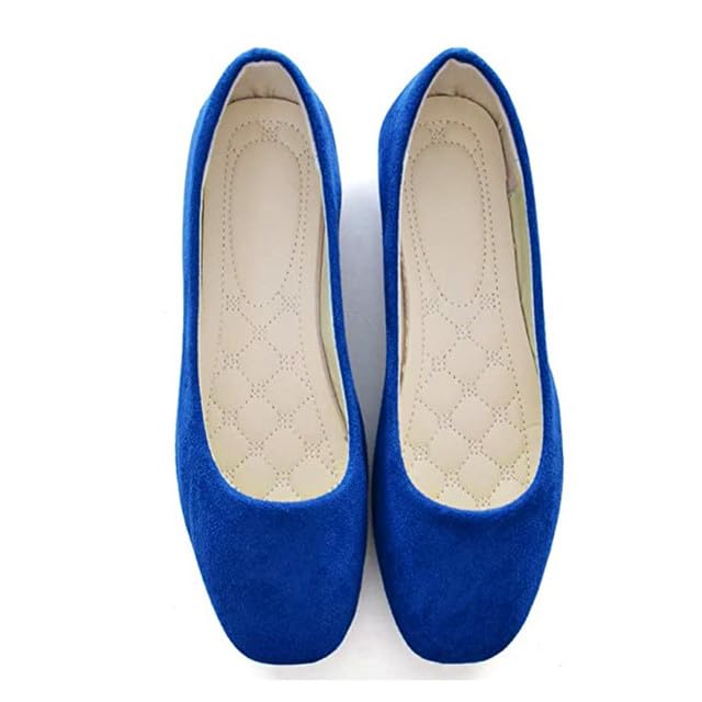 Padgene Women's Casual Ballet Flats, Ladies Ballerina Flats Girls Fashionable Ballet Pumps Dolly Shoes Womens Stylish Comfy Office Driving Flat Shoes Slip On Loafers3