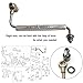 koxuyim Turbo Oil Feed Pipe Tube Line Turbocharger Compatible with 11-19 Cruze, 12-20 Sonic, 13-21 Trax,13-21 Encore, Replaces 55592600 25198546 25200947 625-829