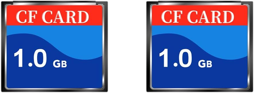 High-Performance 1.0GB CF Card (2-Pack) - Perfect for Cameras, N64 Consoles & More | Fast Data Transfer | Reliable Storage