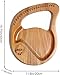 ELEFOCUS 21 Metal Strings Mahogany Lyre Harp/Beginners, Lyre Harp with Gig Bag and Tuning Wrench(Color:Purple-red)
