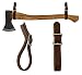 1844 Helko Werk Germany Leather Wall Hanging Straps (for Axes, hatchets, Tools, displays)