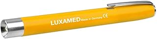 LUXAMED Lámpara de diagnóstico con bombilla para pupilas (2,2 V, incluye 2 pilas AAA), color amarillo