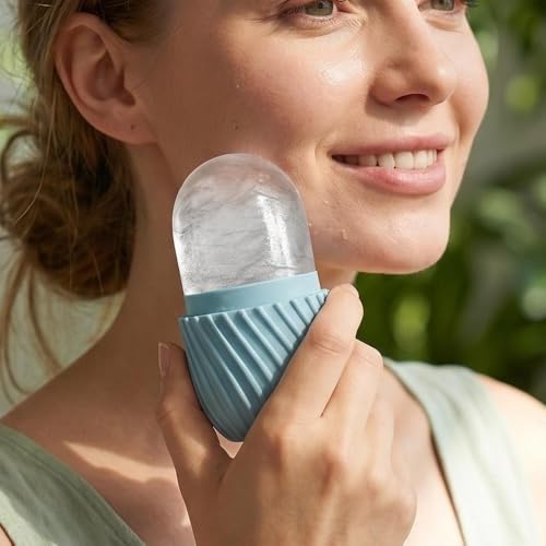 Molde de hielo facial de silicona grado alimenticio miniatura 2