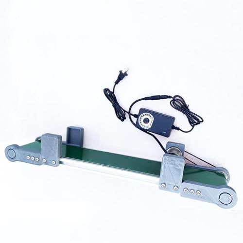 Cinta transportadora de PVC pequeña con velocidad variable para embalaje 7