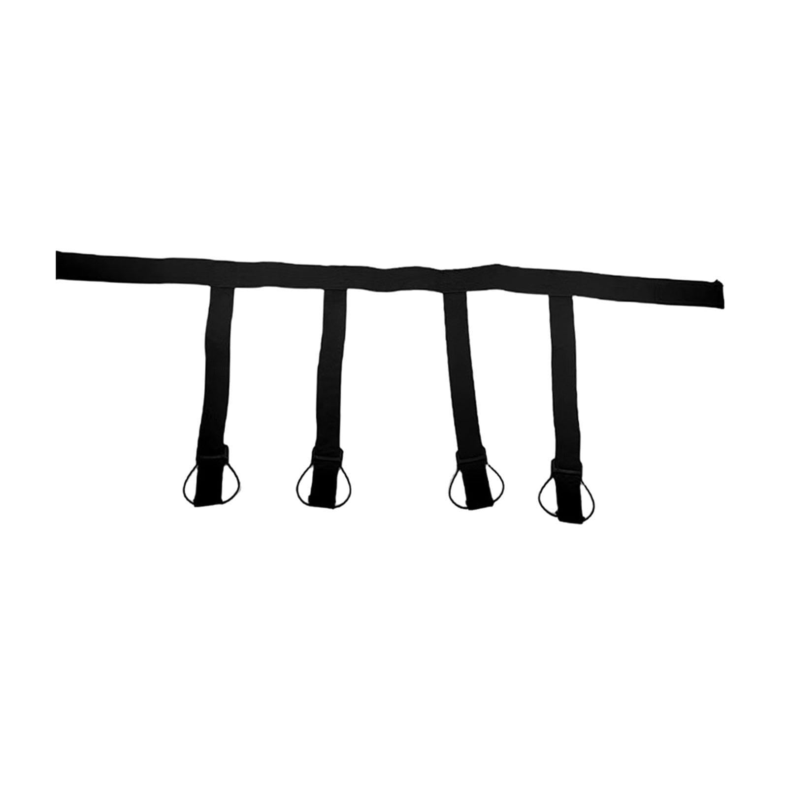 Porte-jarretelles de hockey avec sangle jock - Pantalon de hockey sur glace pour arts et gym - Taille M - Noir