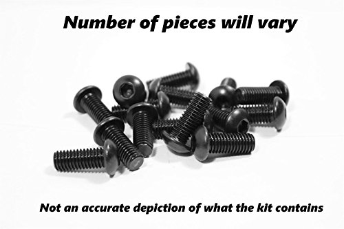Black Complete Motorcycle Fairing Bolt Kit For Honda CBR900RR Fireblade 1995 Body Screws, Fasteners, and Hardware