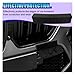 YoRise 4PCS Car Door Edge Guards, EVA Foam Bumper Guard Strip with Self Adhesive, Anti-Scratch & Collision Car Door Protector Trim for Vehicle Front/Rear Lips (Black)