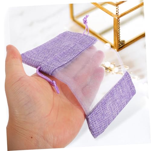 Bolsas de sachet finas de malla para flores, 10 unidades miniatura 6
