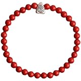 topcrystal bracciale feng shui bracciale cinabro rosso braccialetto fascino argento sterling talismano forte bracciale pietre preziose naturali donne bracciale cristallo chakra amuleto attrarre