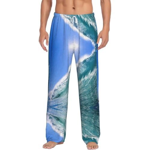 Pantalon de pyjama en flanelle chaude homme pour nuits fraîches