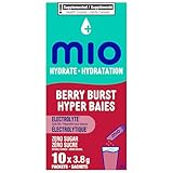 mio Hydrate Berry Burst Electrolyte Drink Mix, 3.8 g Packets, 10 ct Box