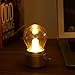 Lámpara Nocturna Lámpara de bombilla retro, USB recargable Lámpara de noche LED...