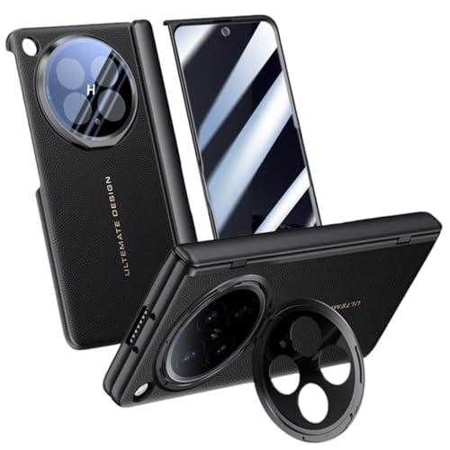 OPPO Find N6 �Ή��P�[�X�A�����K���X�����̃v���~�A�����U�[�J�o�[�A�q���W�S�ʕی�A�����������Y�X�^���h�t�� (�u���b�N(�v���C�o�V�[))