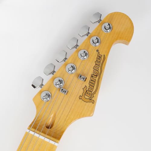 Bullfighter Guitare électrique simple ST Ensemble de guitare électronique adulte professionnel débutant Sac de guitare (rouge) - Les Beatles, Paul McCartney, John Lennon, RIngo Starr, George Harrison Bullfighter Guitare électrique simple ST Ensemble de guitare électronique adulte professionnel débutant Sac de guitare (rouge) – Image 6