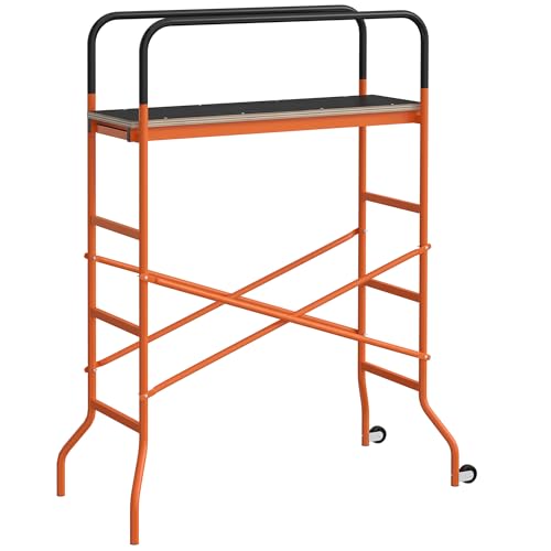 HOMCOM 4-Step Steel Scaffold