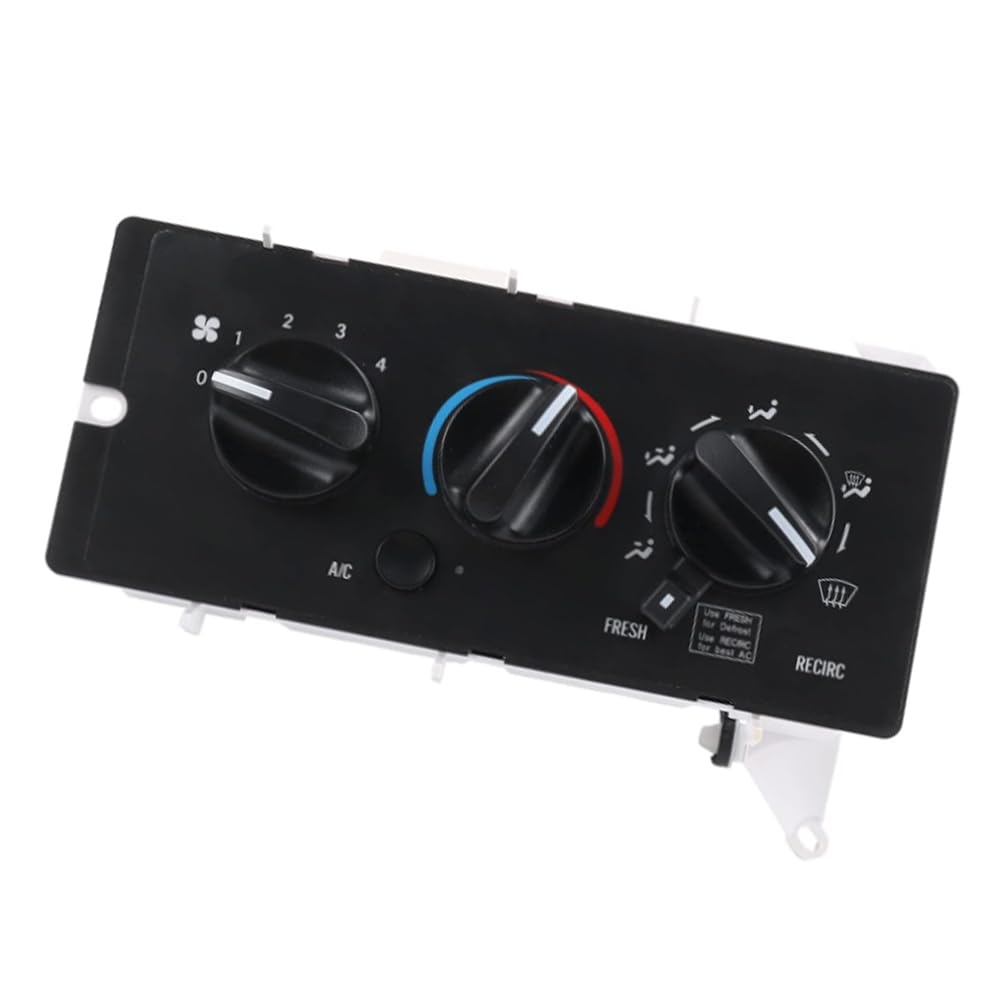 Riloer Módulo de control de clima, perilla de aire acondicionado, calentador de aire acondicionado, interruptor de panel de control de clima, kit de reparación de botón de control de clima compatible