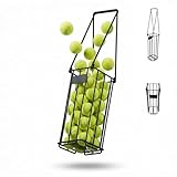 Relaxdays Cesta de Tenis, Color Negro