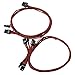 EVGA Red GS/PS (850/1050/1000 Watt) Power Supply Cable Set, Individually Sleeved(100-CR-1050-B9)
