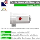 Morris Tubular Heater 1ft, 2ft, 3ft, 4ft Tube Heater With Built In Thermostat Green house Bathroom Conservatory (1FT (55w)) - Image 9