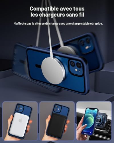Coque iPhone 12 Pro anti rayures et chocs MobNano pour éviter les bris d'écran
