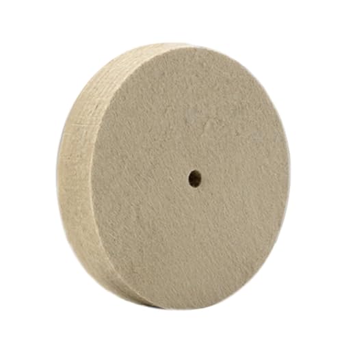 150mm Wool Felt Buffing Wheel, Diameter 6"(150mm) 1 Pcs Thickness 0.78in(20mm) Inner φ10mm for Metal Polishing Wheel Wool Felt Burnishing Wheels