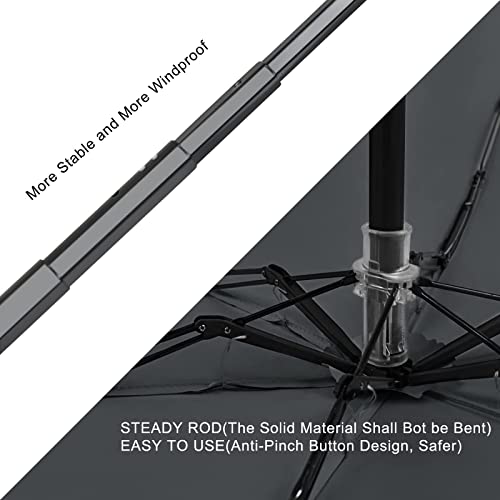 Leagera Mini Umbrella For Purse - Canopy Diameter 35Inch, Small Travel Umbrella Compact Mini Waterproof Umbrellas For Rain, Suitable For Women Purse And Pocket, Manual Opening #TOP4