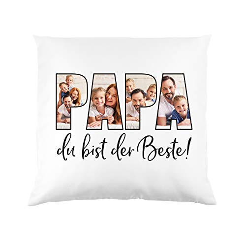 Herz & Heim Fotokissen Papa Zierkissen