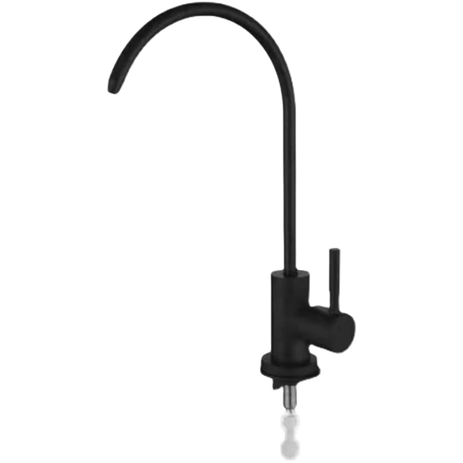 Grifo con Filtro De Agua para Fregadero De Cocina, Grifo De Agua Potable De Acero Inoxidable Negro, Grifo De Cocina