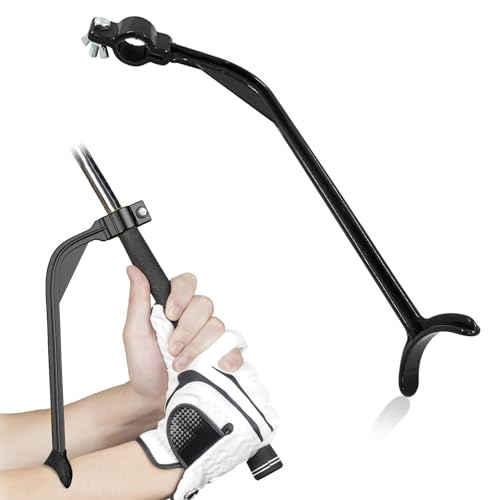 Dekvoraq Golf Swing Trainer Aid,Golf Wrist Training Aid for Left/Right Handed Sturdy Metal & Plastic Construction, Easy Installation - Ideal Wrist Hinge Corrector for Golfers, Beginners and Players