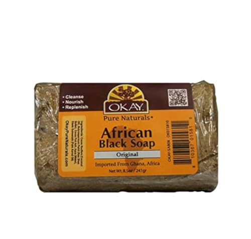 OKAY AFRICAN BLACK ORIGINAL SOAP 8.5oz / 241gr