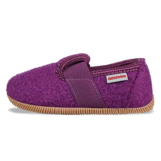 GIESSWEIN Unisex-Kinder Weidach Flache Hausschuhe, Veilchen 392, 27 EU